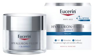 EUCERIN Hyaluron Filler Night sejas krēms, 50 ml