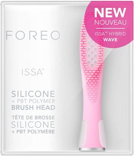 FOREO Issa Hybrid Wave Pearl Pink Silikona elektriskās zobu birstes uzgaļi, 1 gab.