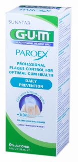 GUM Paroex Daily Prevention mutes skalojamais līdzeklis, 500 ml