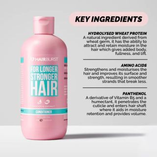 HAIRBURST for Longer Stronger Hair matu kondicionieris, 350 ml