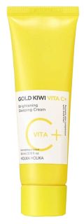 HOLIKA HOLIKA Gold Kiwi Vita C+ Brightening Sleeping sejas krēms, 80 ml