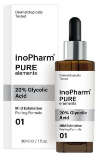 INOPHARM 20% Glycolic Acid pīlings, 30 ml