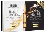 ISDIN Isdinceutics Flavo-C Melatonin + Ultraglican ampulas, 20 gab.