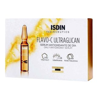 ISDIN Isdinceutics Flavo-C Ultraglican ampulas, 10 gab.