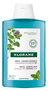 KLORANE Aquatic Mint šampūns, 200 ml