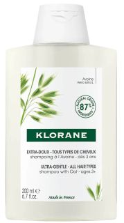 KLORANE Softening with Oat Milk šampūns, 200 ml