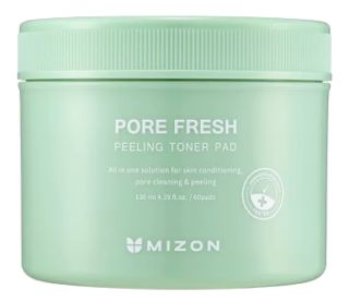 MIZON Pore Fresh pīlinga spilventiņi 60 gab., 130 ml