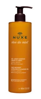 NUXE Reve de Miel Face and Body Ultra-Rich Cleansing dušas želeja, 400 ml