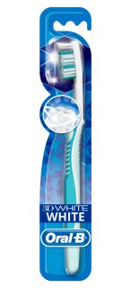 ORAL-B 3D White Medium zobu birste, 1 gab.