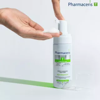 PHARMACERIS T Puri-Sebostatic attīrošas putas, 150 ml