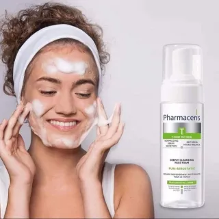 PHARMACERIS T Puri-Sebostatic attīrošas putas, 150 ml