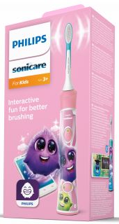 PHILIPS Sonicare KIDS (rozā) HX6352/42 elektriskā zobu birste, 1 gab.