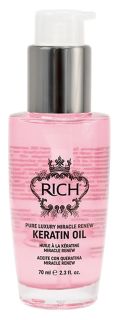 RICH Pure Luxury Miracle Renew Keratin eļļa, 70 ml