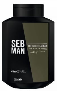 SEBASTIAN PROFESSIONAL Seb Man the Multi-Tasker Hair Beard and Body šampūns, 250 ml