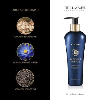 T-LAB Sapphire Energy Duo Treatment matu kondicionieris, 300 ml