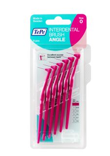 TEPE Angle Size 0 0.4 mm zobstarpu birstīte, 6 gab.