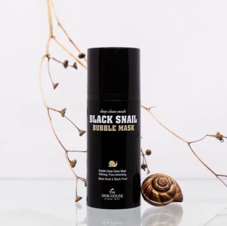 THE SKIN HOUSE Black Snail Bubble Mask sejas maska, 100 ml