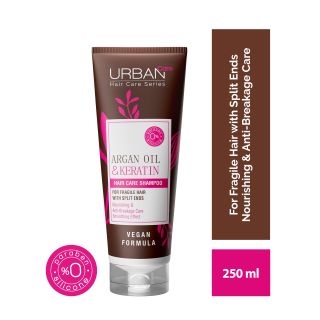 URBAN CARE Argan Oil & Keratin šampūns, 250 ml