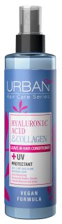 URBAN CARE Hyaluronic Acid&Collagen Leavi-In matu kondicionieris, 200 ml