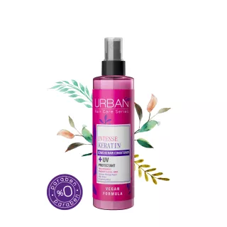 URBAN CARE Intense Keratin Leavi-In matu kondicionieris, 200 ml