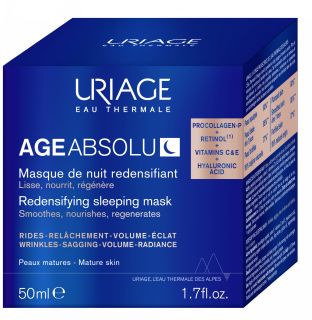 URIAGE Age Absolu Rose Nakts sejas maska, 50 ml