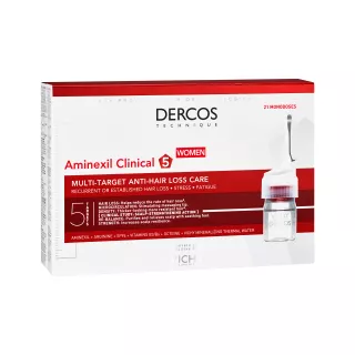 VICHY Dercos Aminexil Clinical 5 ampulas, 21 gab.