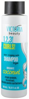 VICTORIA BEAUTY 1,2,3! Curls! for Curly Hair šampūns, 500 ml