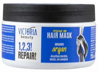 VICTORIA BEAUTY 1,2,3! Repair! for Damaged Hair maska matiem, 250 ml