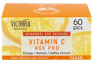 VICTORIA BEAUTY Age Pro Vitamin C gela acu spilventiņi, 60 gab.