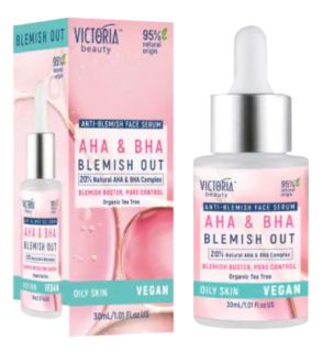 VICTORIA BEAUTY AHA + BHA Blemish Out serums, 30 ml