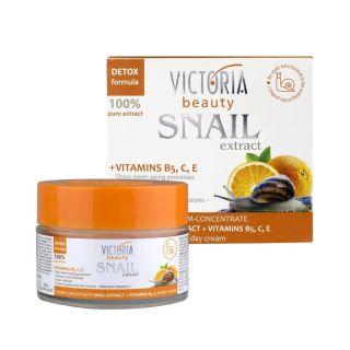 VICTORIA BEAUTY Snail Extract + Vitamins B5, C, E sejas krēms, 50 ml