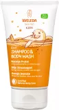 WELEDA Kids Happy Orange šampūns un mazgāšanās līdzeklis, 150 ml