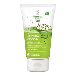 WELEDA Kids Lively Lime šampūns un mazgāšanās līdzeklis, 150 ml