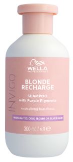 WELLA PROFESSIONALS Invigo Blonde Recharge Cool Blonde šampūns, 300 ml