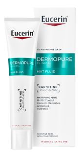 EUCERIN DermoPure Clinical Mattifying Fluid krēms, 40 ml