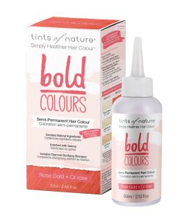 TINTS OF NATURE Bold Colours Rose Gold matu krāsa, 70 ml