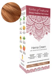 TINTS OF NATURE Henna Cream Golden Blonde matu krāsa, 70 ml