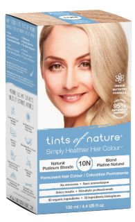 TINTS OF NATURE T10N Natural Platinum Blonde matu krāsa, 130 ml