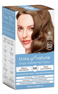 TINTS OF NATURE T6N Natural Dark Blonde matu krāsa, 130 ml