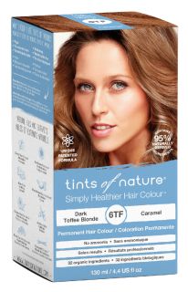 TINTS OF NATURE T6TF Dark Toffee Blonde matu krāsa, 130 ml