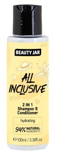 BEAUTY JAR 2in1 All Inclusive, Hydrating šampūns-kondicionieris, 100 ml