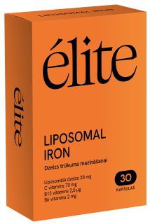 ELITE Liposomal Iron kapsulas, 30 gab.