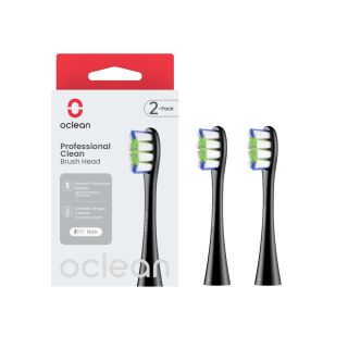 OCLEAN Professional Clean P1C5 Black elektriskās zobu birstes uzgaļi, 2 gab.