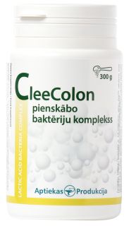 APTIEKAS PRODUKCIJA CleeColon Pienskābo Baktēriju Komplekss pulveris, 300 g