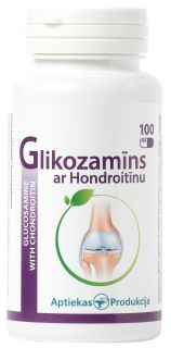 APTIEKAS PRODUKCIJA Glikozamīns Ar Hondroitīnu kapsulas, 100 gab.