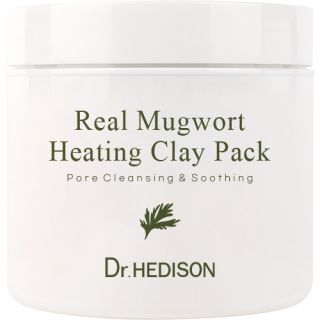 DR.HEDISON Real Mugwort Heating Clay sejas maska, 265 ml