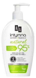 AA INTIMATE Intimate Natural 95 % mazgāšanas līdzeklis intīmai zonai, 300 ml