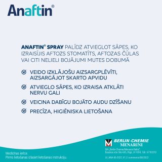 ANAFTIN Spray aerosols, 15 ml