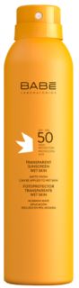 BABE Transparent Sunscreen Wet Skin SPF 50 saules aizsarglīdzeklis, 200 ml