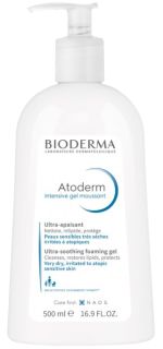 BIODERMA Atoderm Intensive Gel Moussant attīrošas putas, 500 ml